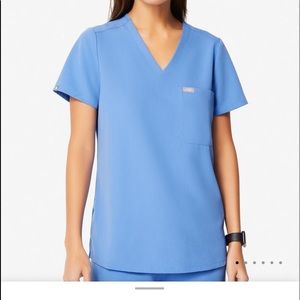 Figs scrubs top AND bottom Ceil Blue XS